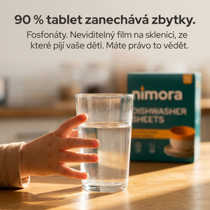 Pásiky do umývačky bez chémie — Nimora | 60 umytí, papierový obal