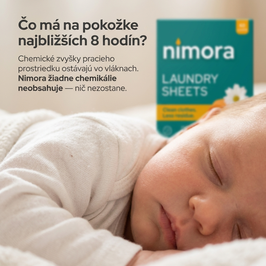 Pásiky do práčky bez chémie — Nimora | 60 praní, papierový obal