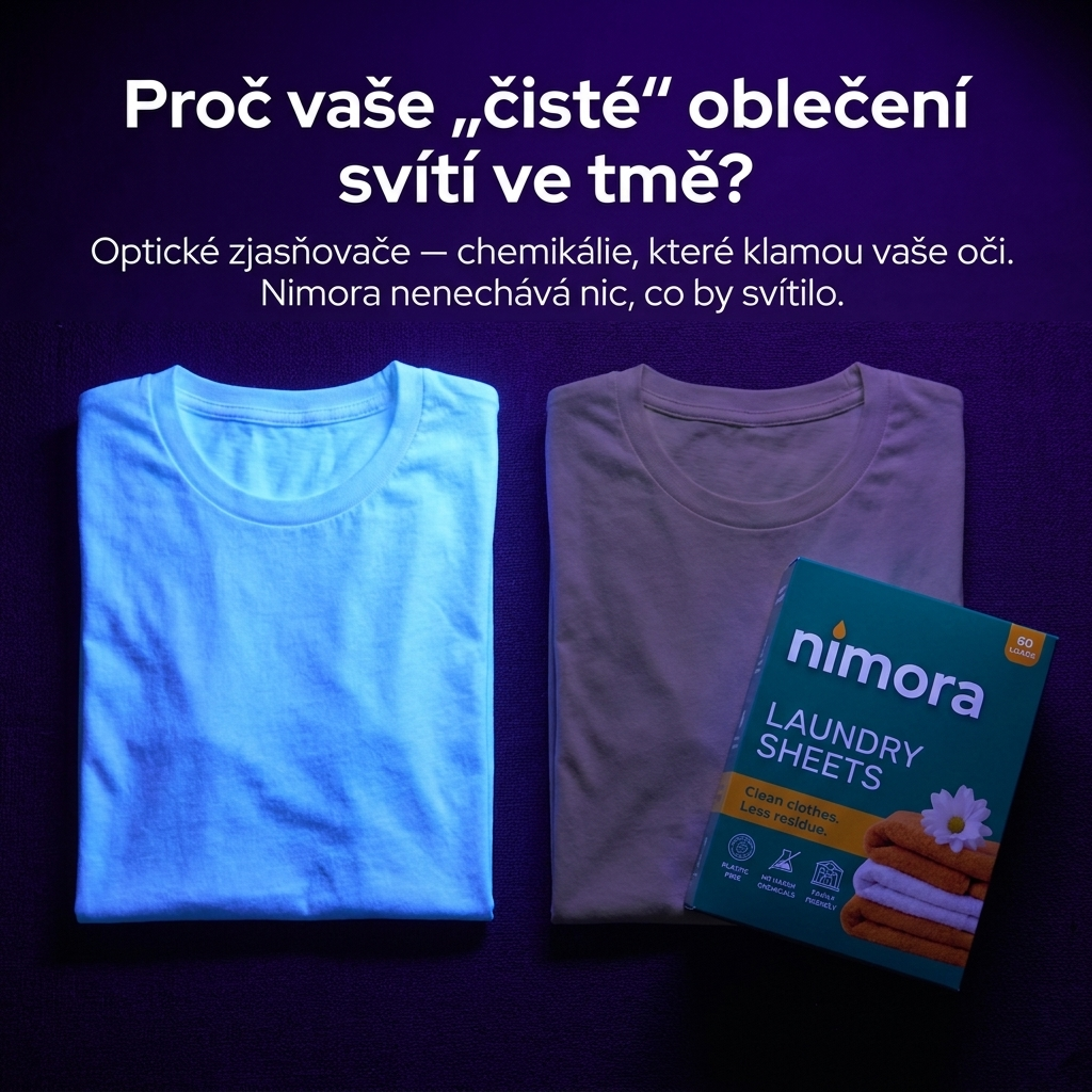 Pásiky do práčky bez chémie — Nimora | 60 praní, papierový obal