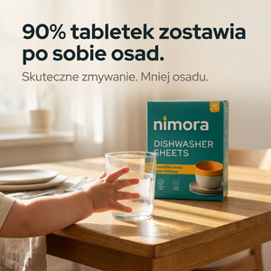Pásiky do umývačky bez chémie — Nimora | 60 umytí, papierový obal
