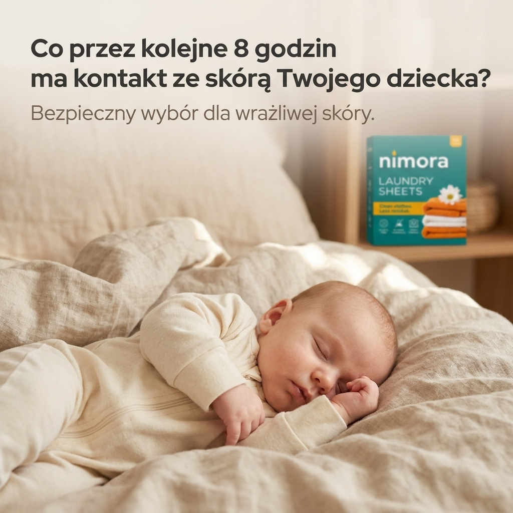 Pásiky do práčky bez chémie — Nimora | 60 praní, papierový obal